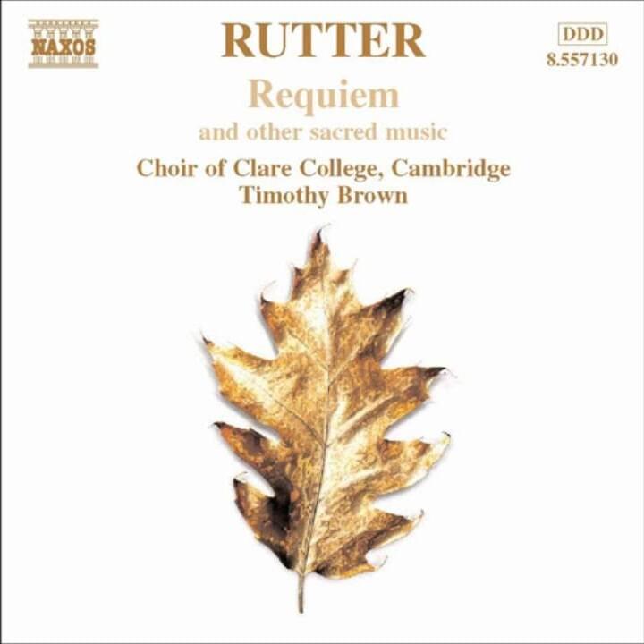 Album cover art for "Sanctus" by John Rutter