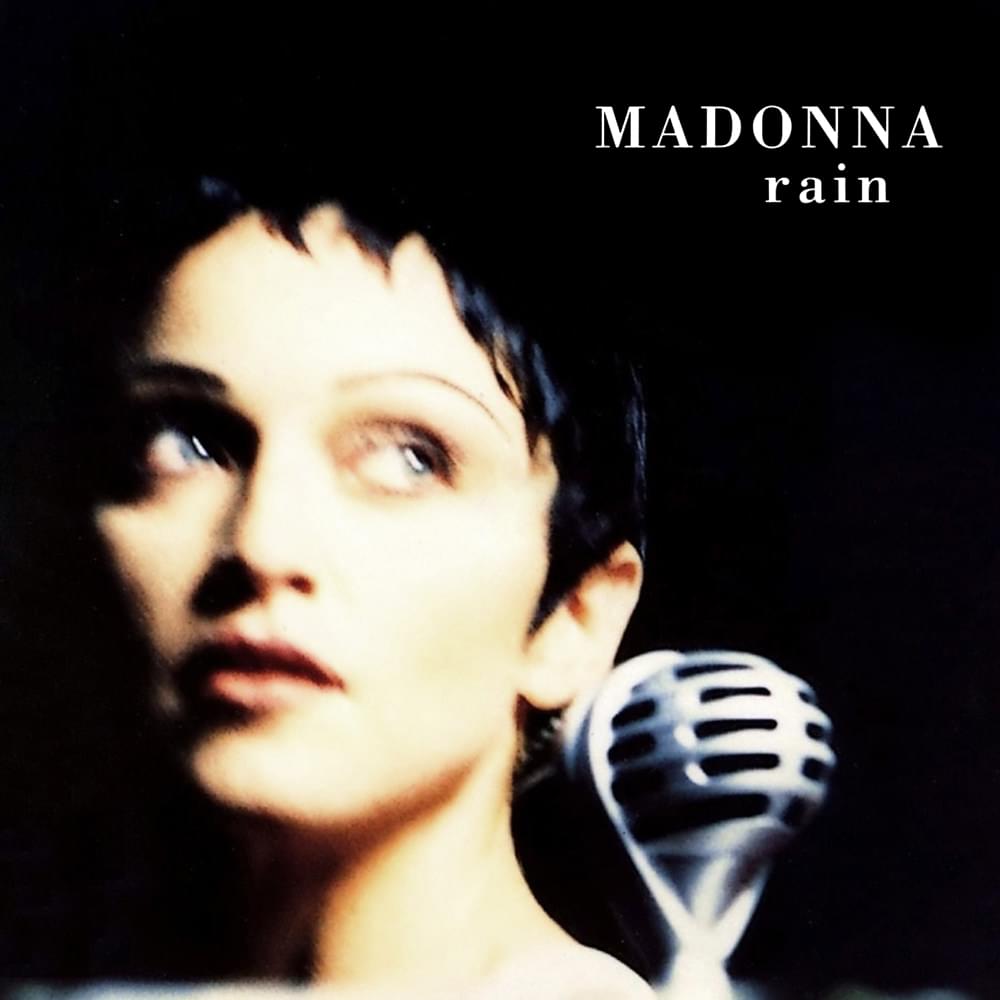 Album cover art for "Rain" by Madonna