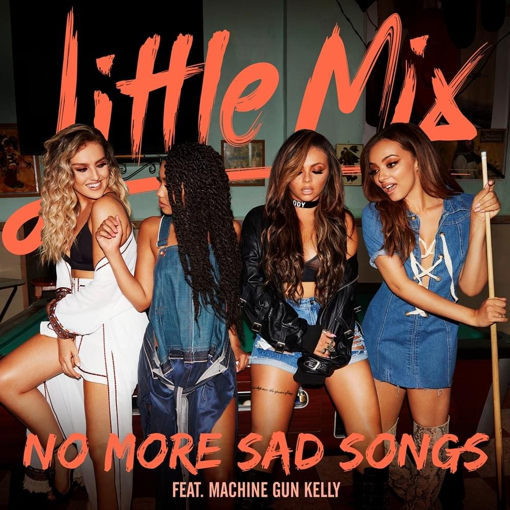 Album cover art for "Little Mix - No More Sad Songs (Remix) (Tradução em Português)" by Genius Brasil Traduções