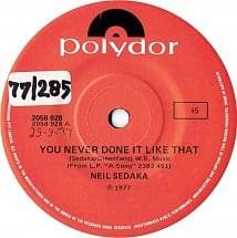 Album cover art for "You Never Done It Like That" by Neil Sedaka