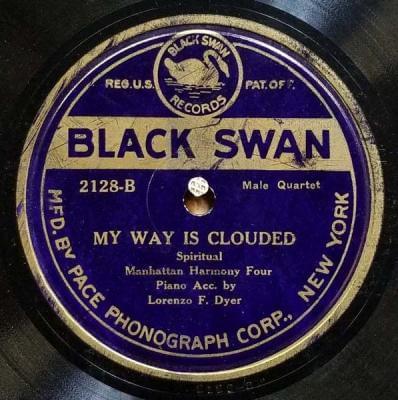 Album cover art for "My Way Is Clouded" by Manhattan Harmony Four