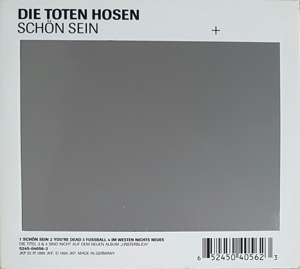 Album cover art for "Schön sein" by Die Toten Hosen