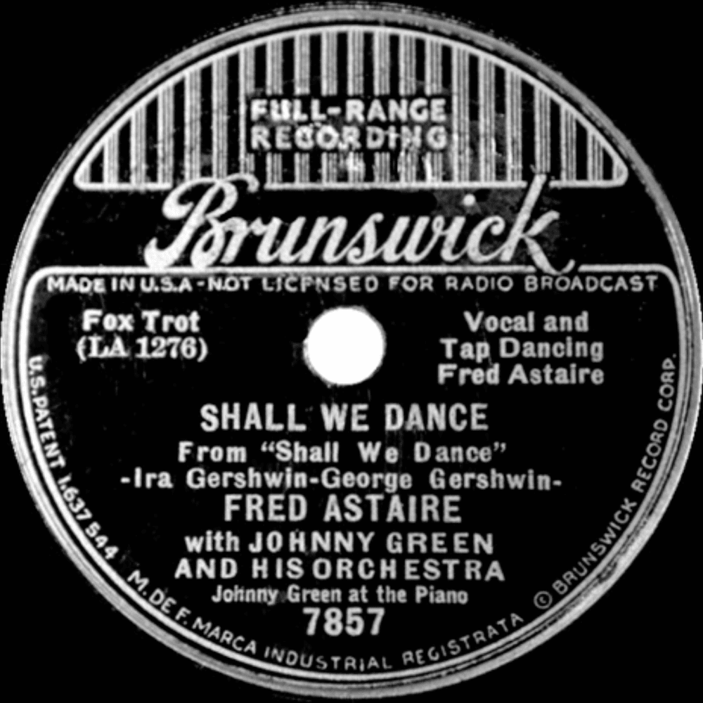 Album cover art for "Shall We Dance?" by Fred Astaire
