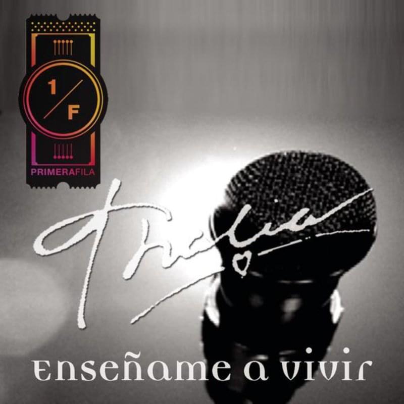 Album cover art for "Enséñame a Vivir" by Thalía