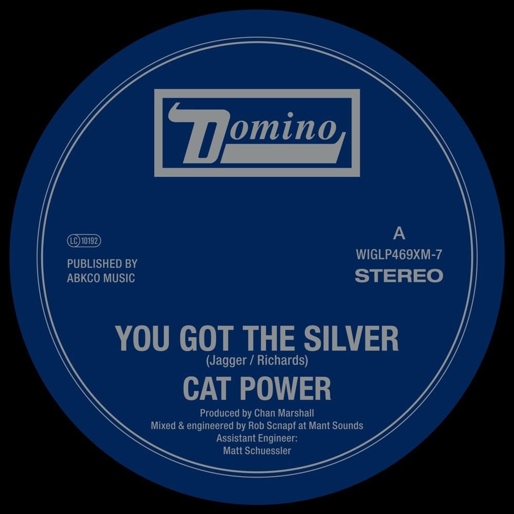 Album cover art for "You Got the Silver" by Cat Power