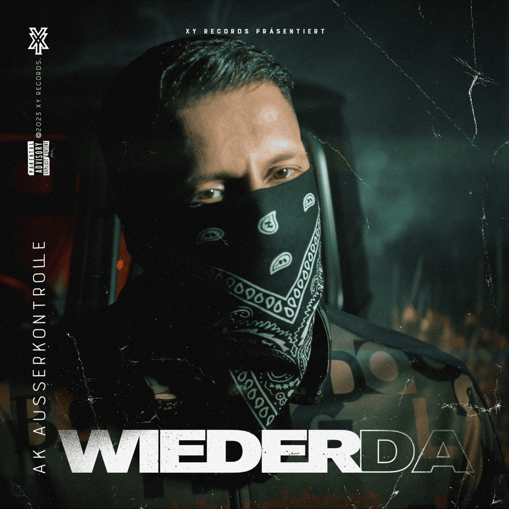 Album cover art for "WIEDER DA" by AK AUSSERKONTROLLE