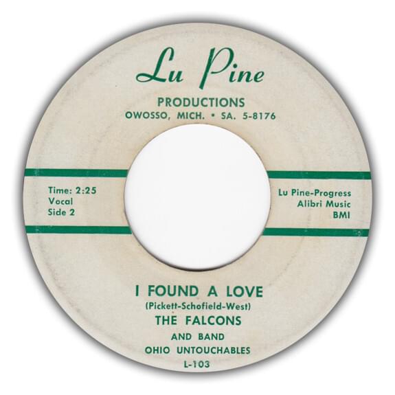 Album cover art for "I Found A Love" by The Falcons (R&B)