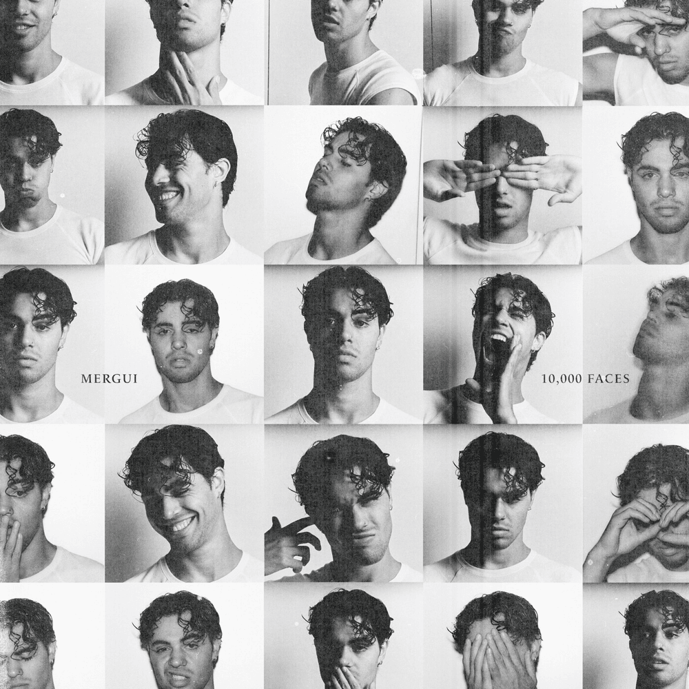 Album cover art for "10,000 Faces" by Mergui