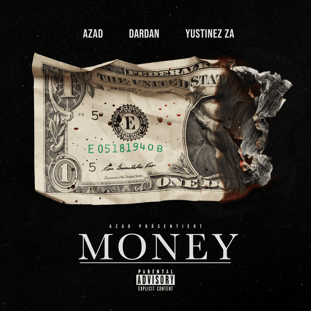 Album cover art for "MONEY" by Azad