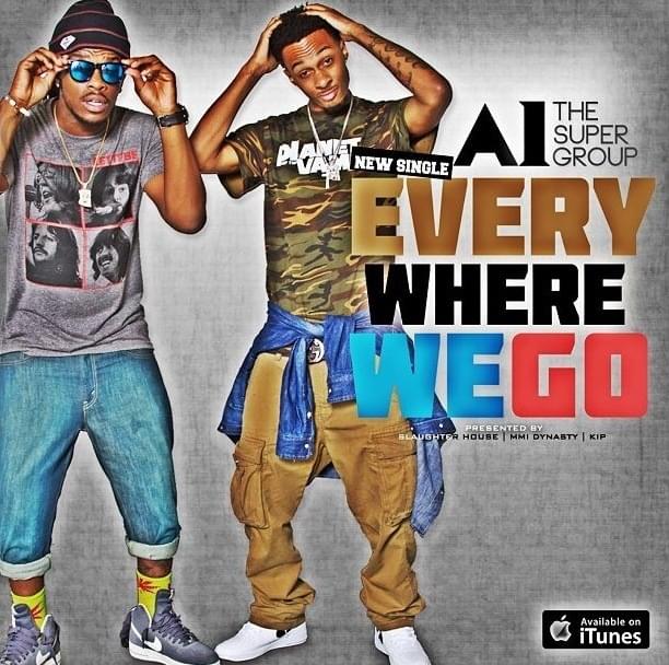 Album cover art for "Everywhere We Go" by A1 The Super Group