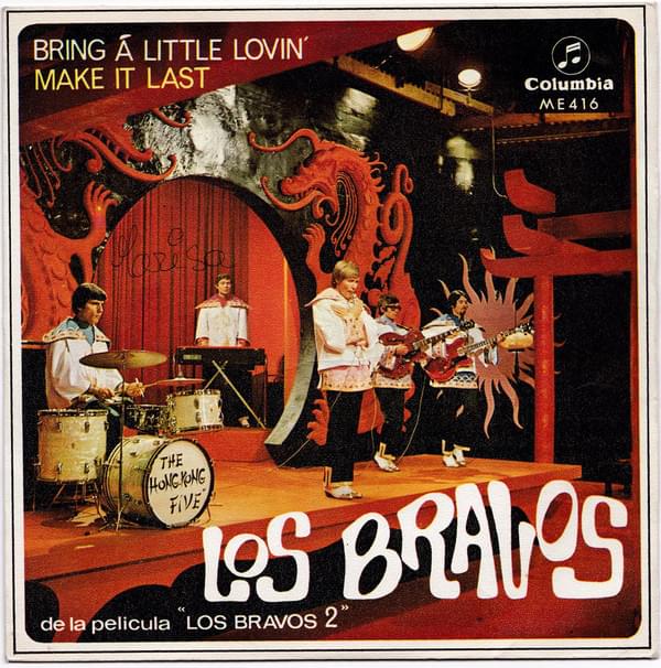 Album cover art for "Bring a Little Lovin’" by Los Bravos