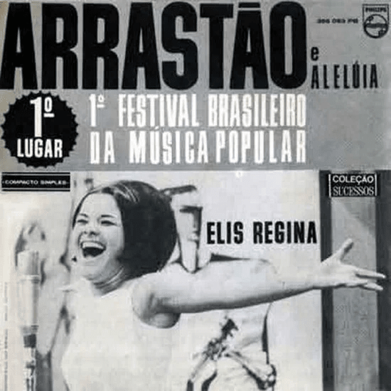 Album cover art for "Arrastão" by Elis Regina