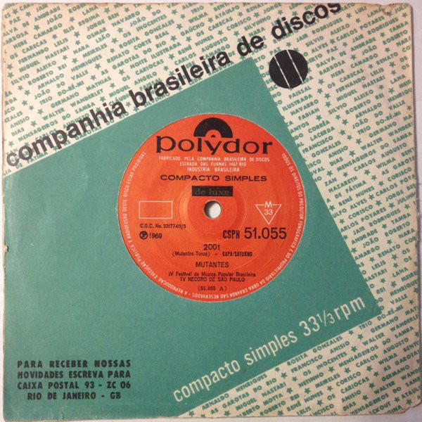 Album cover art for "Dois Mil e Um" by Os Mutantes