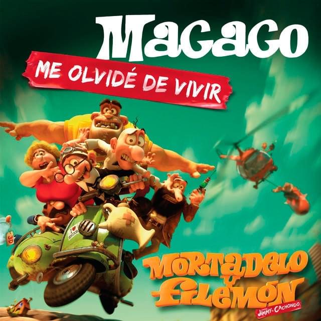Album cover art for "Me olvidé de vivir" by Macaco