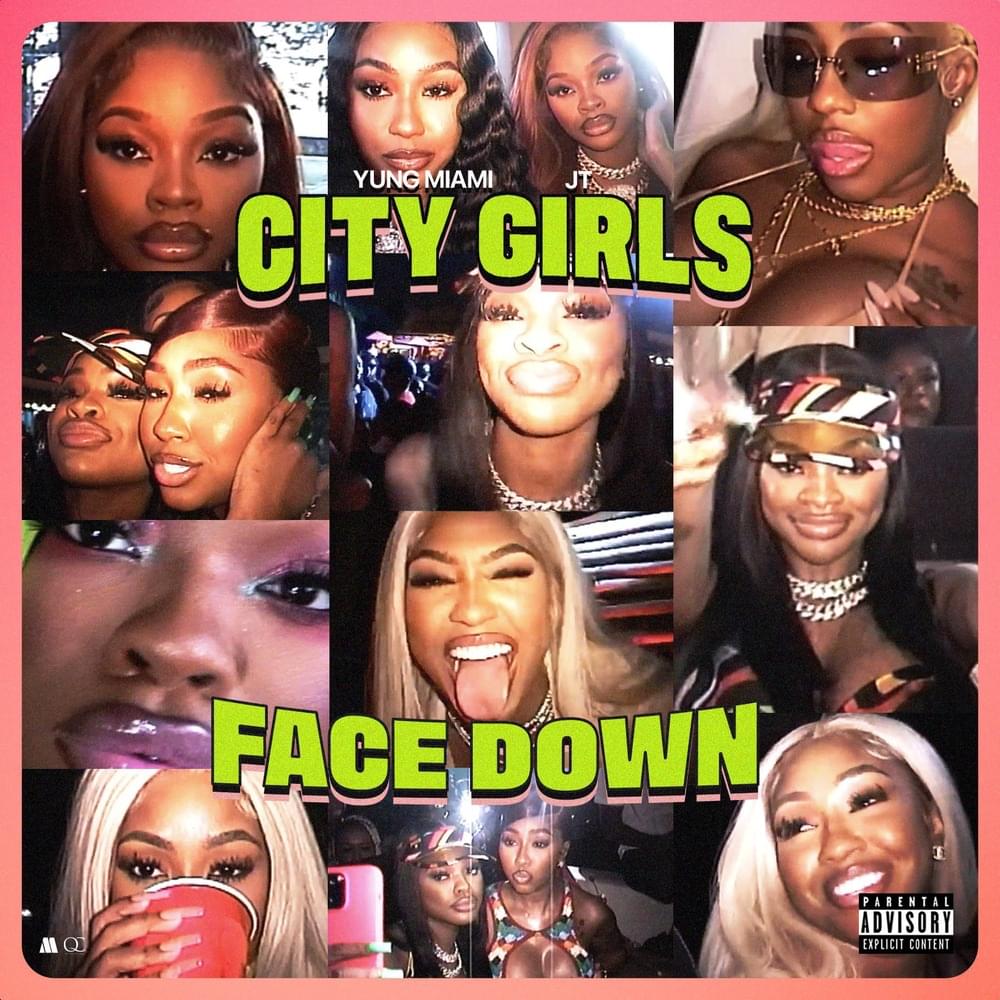 Album cover art for "Face Down" by City Girls