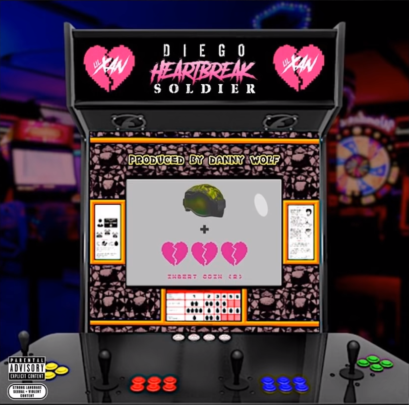Album cover art for "Heartbreak Soldier" by Lil Xan