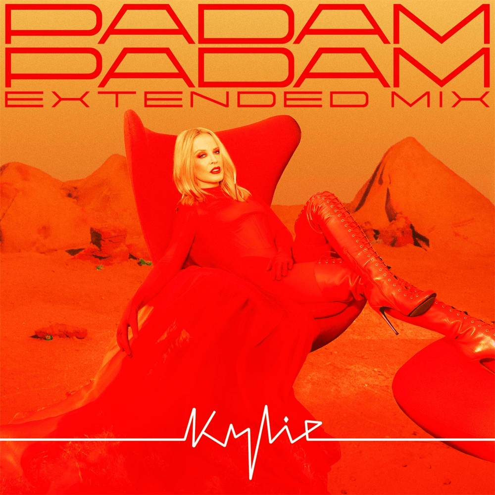 Album cover art for "Padam Padam (Extended Mix)" by Kylie Minogue