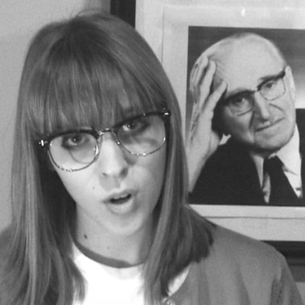 Album cover art for "I’m in Love with Friedrich Hayek" by Dorian Electra