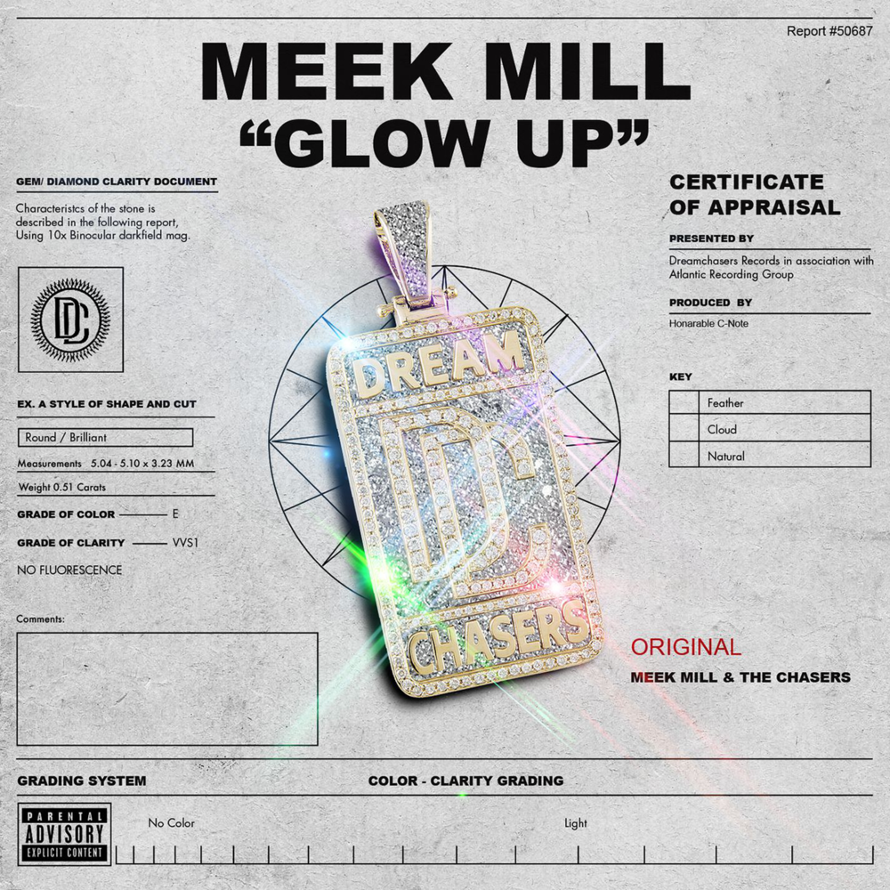 Album cover art for "Glow Up" by Meek Mill