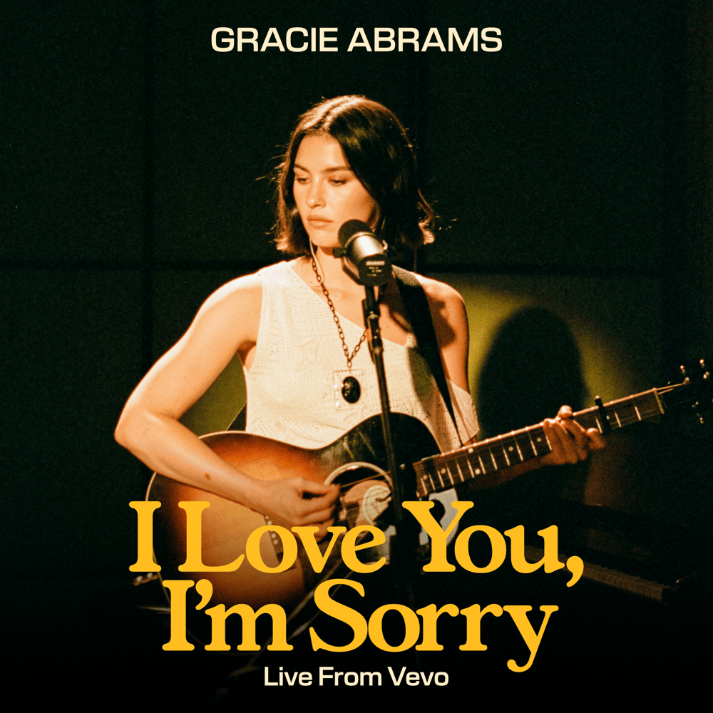Album cover art for "I Love You, I’m Sorry (Live From Vevo)" by Gracie Abrams