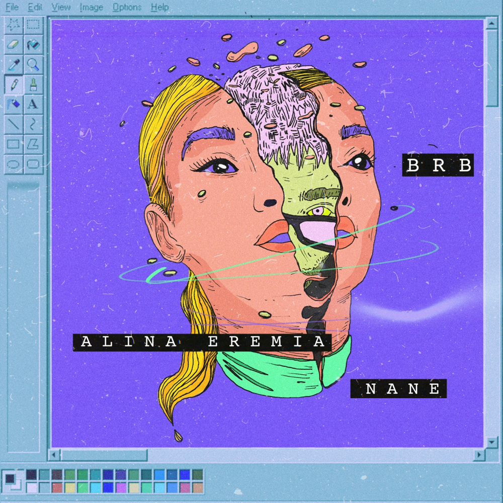 Album cover art for "BRB" by Alina Eremia