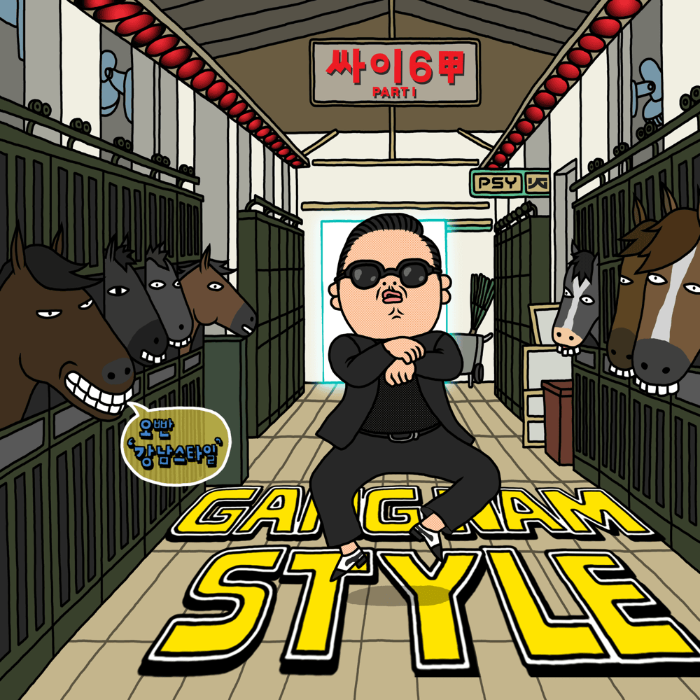 Album cover art for "Gangnam Style" by Ubisoft