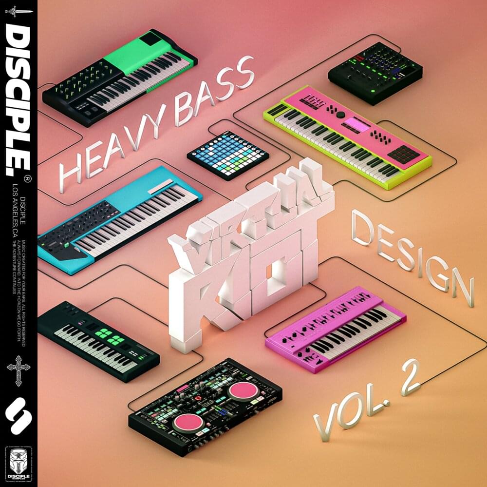 Album cover art for "Heavy Bass Design Vol. 2 [Sample Pack Demo]" by Virtual Riot