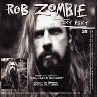 Album cover art for "Foxy Foxy" by Rob Zombie