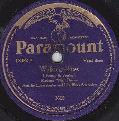 Album cover art for "Walking Blues" by Ma Rainey