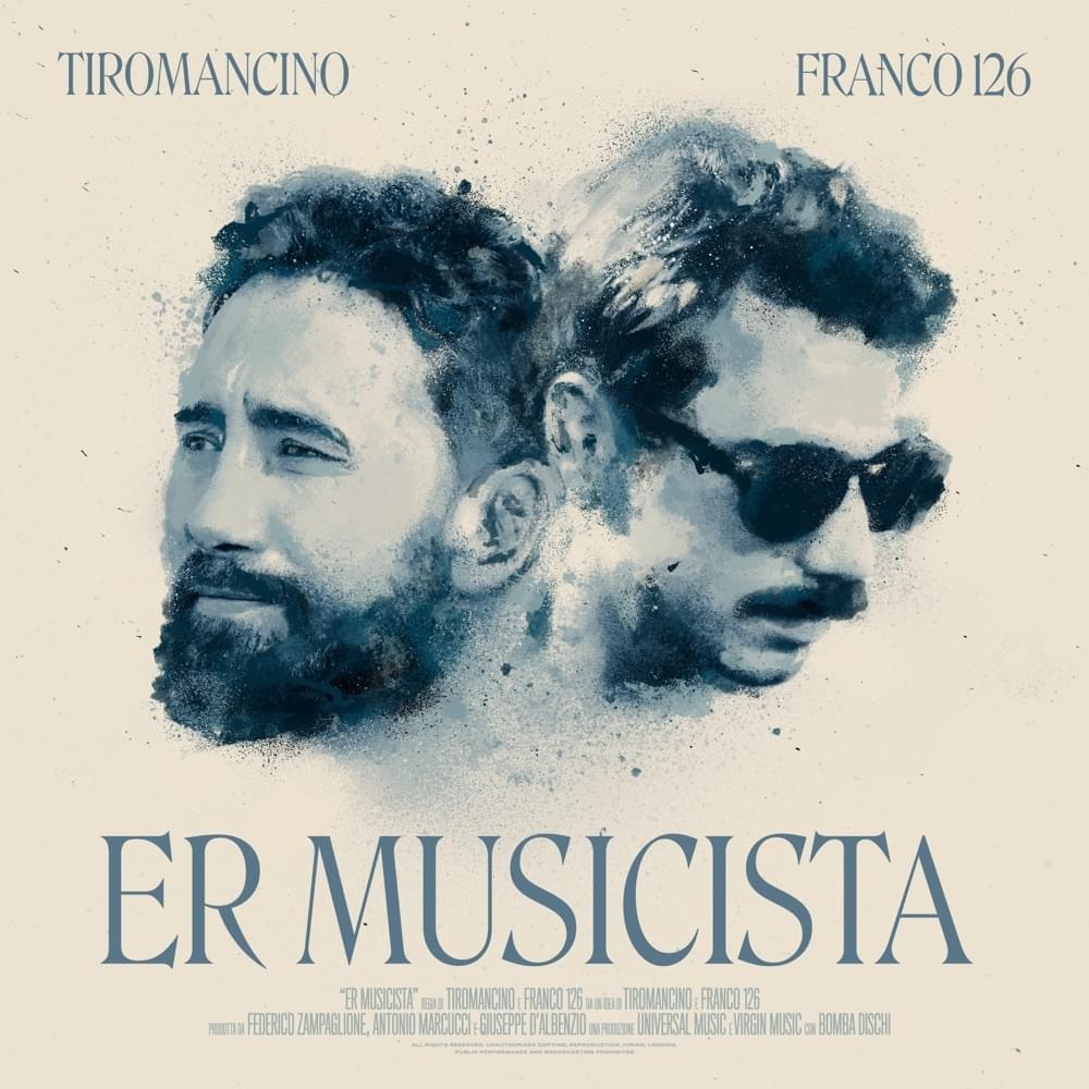 Album cover art for "Er musicista" by Tiromancino & Franco126