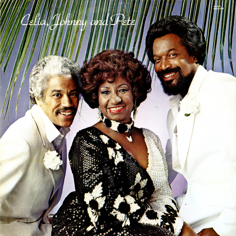 Album cover art for "La Dicha Mía" by Celia Cruz