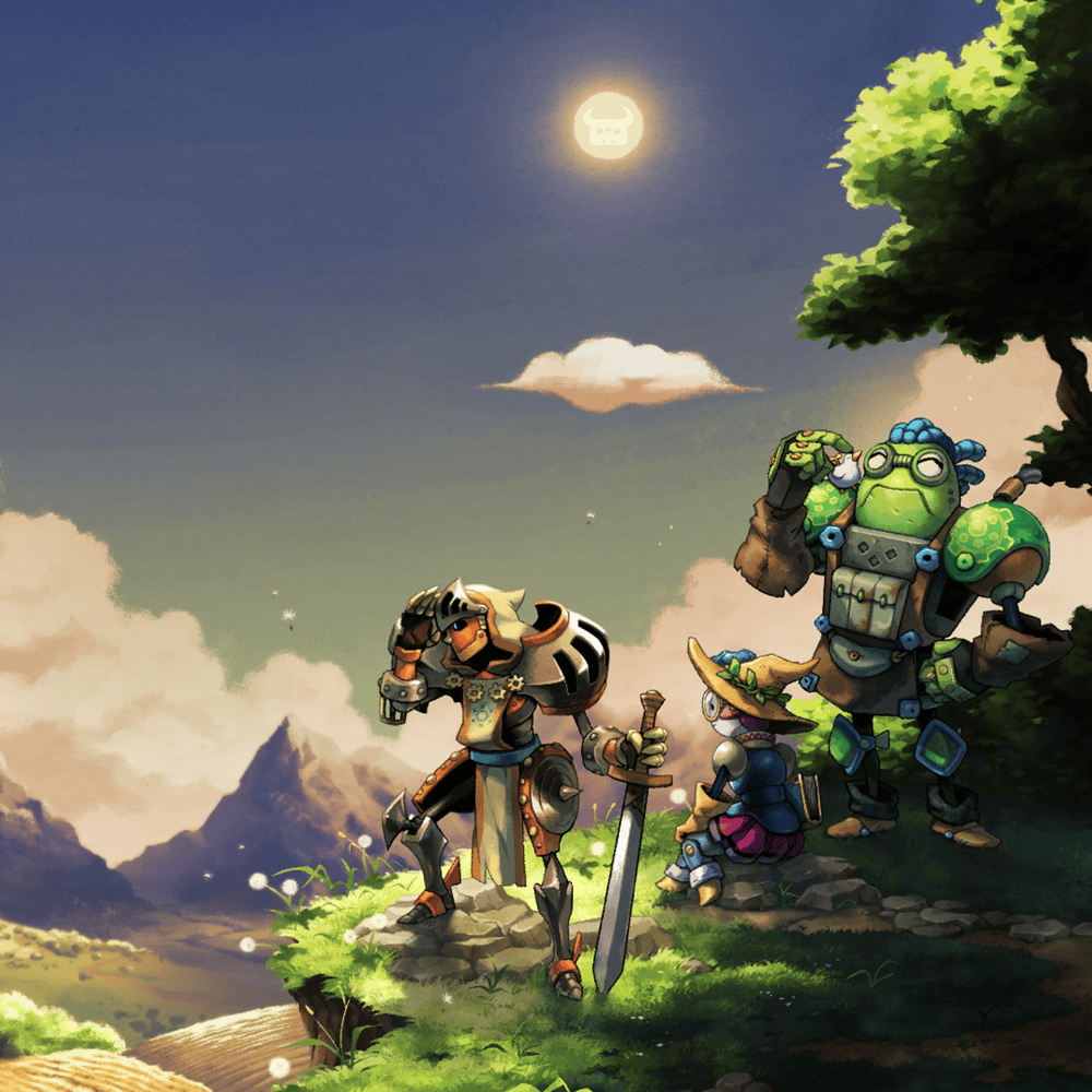 Album cover art for "SteamWorld Quest" by Dan Bull