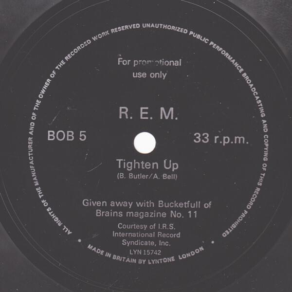 Album cover art for "Tighten Up" by R.E.M.
