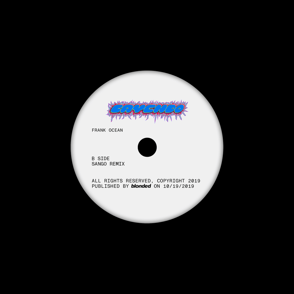 Album cover art for "Cayendo (Sango Remix)" by Frank Ocean