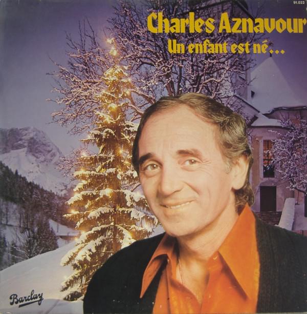 Album cover art for "No�l � Paris" by Charles Aznavour