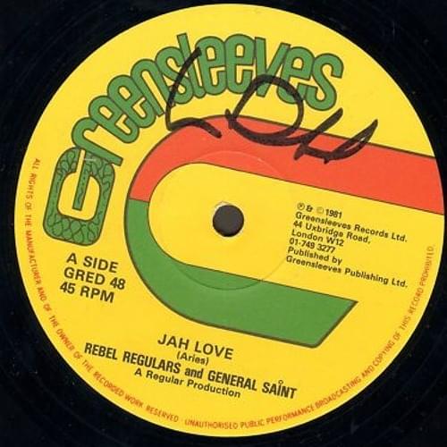 Album cover art for "Jah Love" by Reggae Regulars
