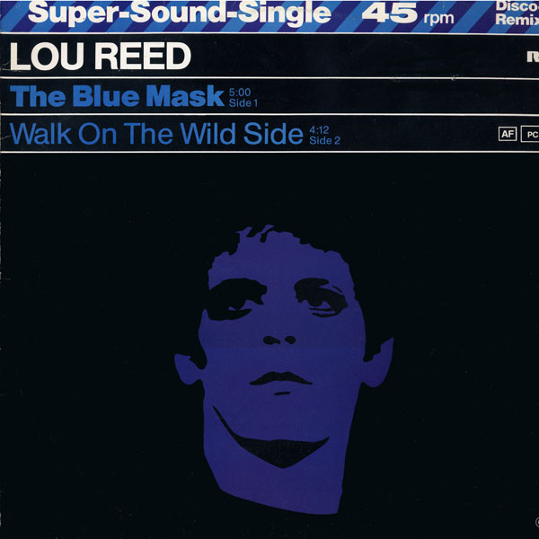 Album cover art for "The Blue Mask" by Lou Reed