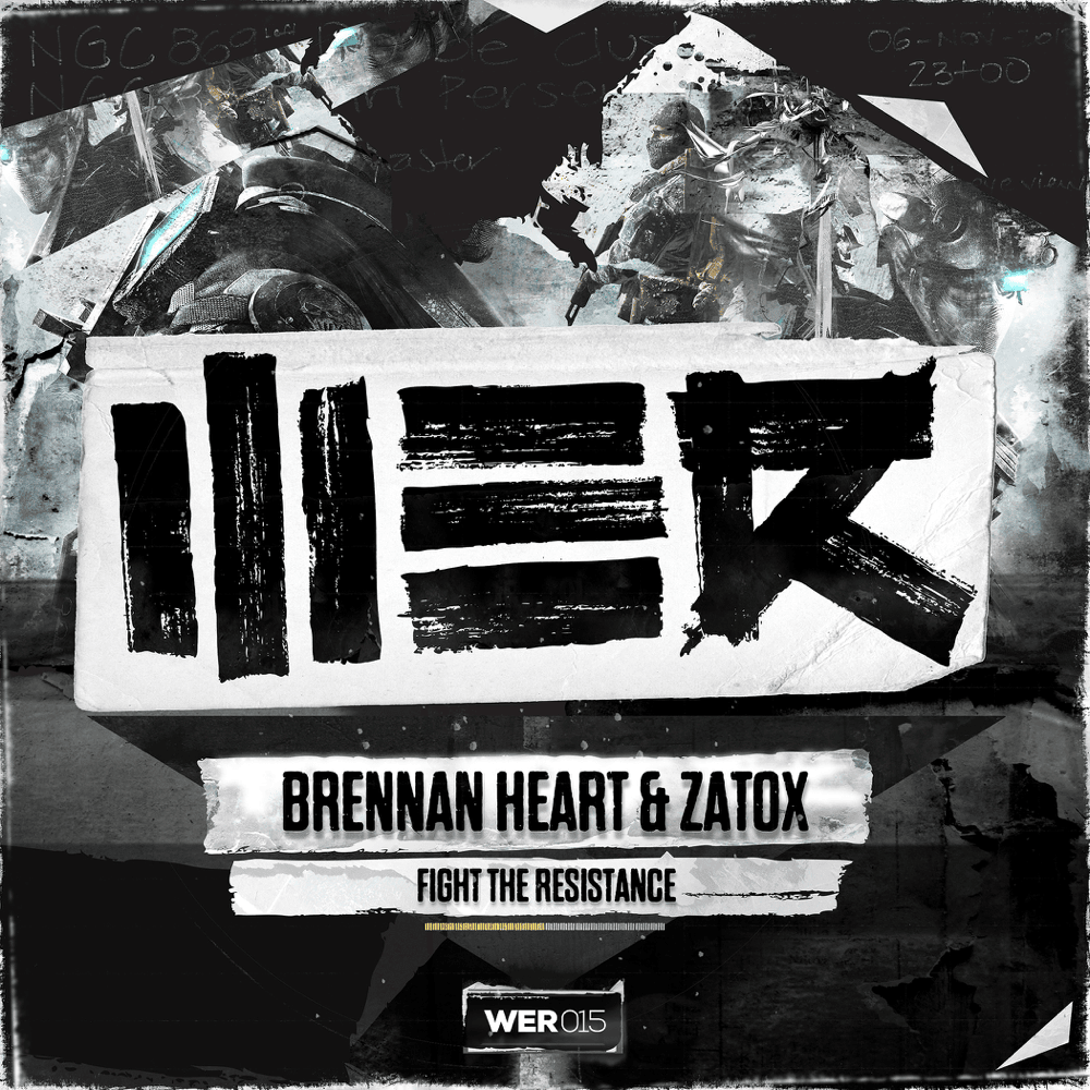 Album cover art for "Fight the Resistance" by Brennan Heart