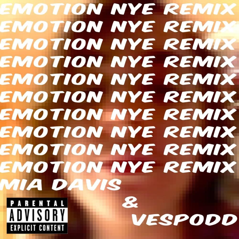 Album cover art for "EMOTION (NEW YEAR’S EVE REMIX)" by ghostholding