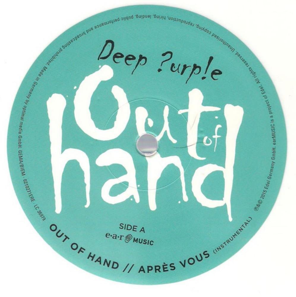 Album cover art for "Après Vous" by Deep Purple