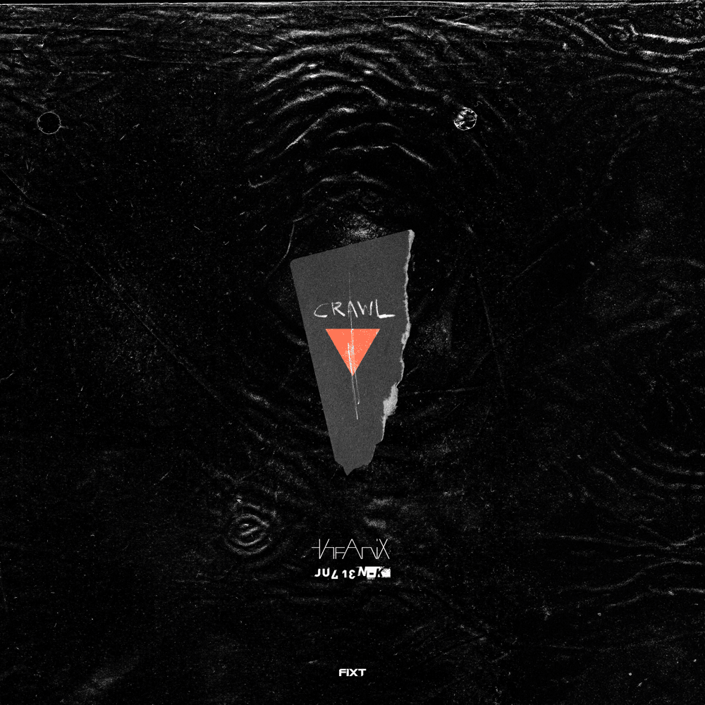 Album cover art for "CRAWL" by The Anix & Julien-K