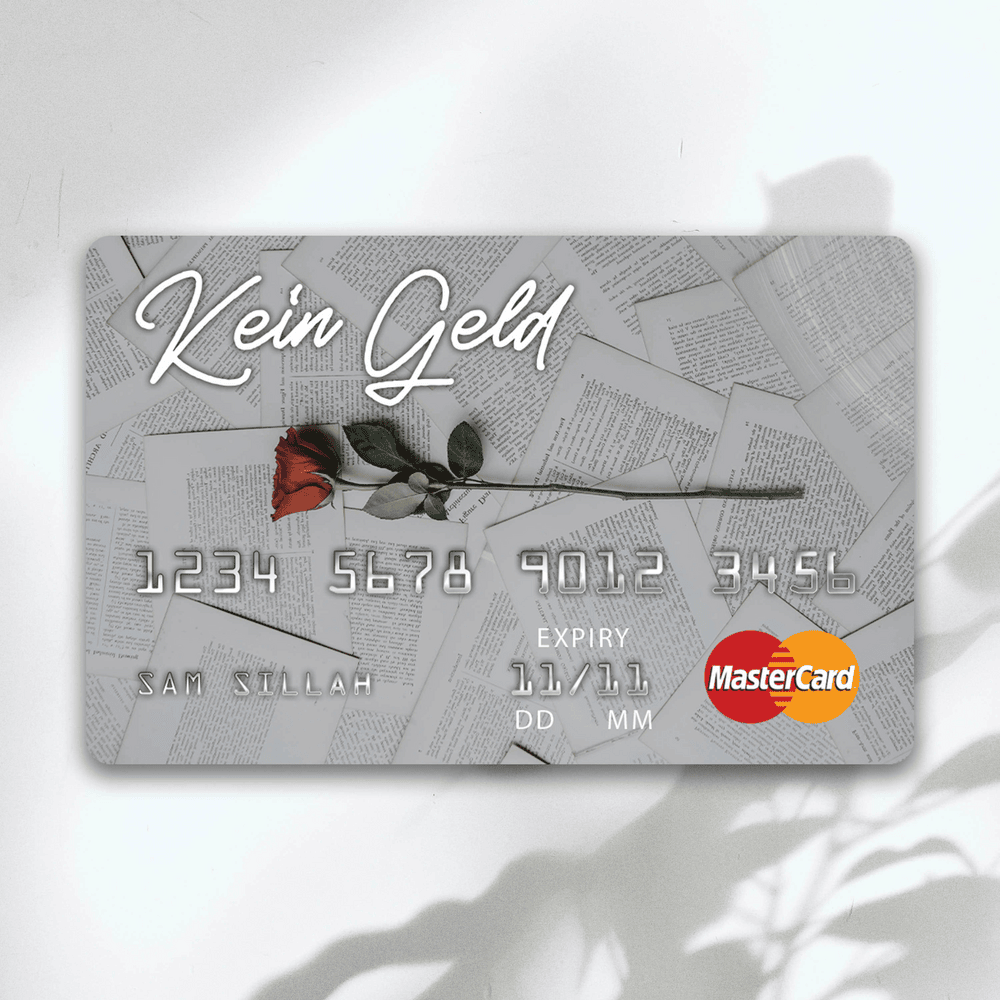 Album cover art for "Kein Geld" by Sam Sillah