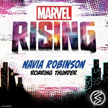 Album cover art for "Roaring Thunder" by Navia Robinson