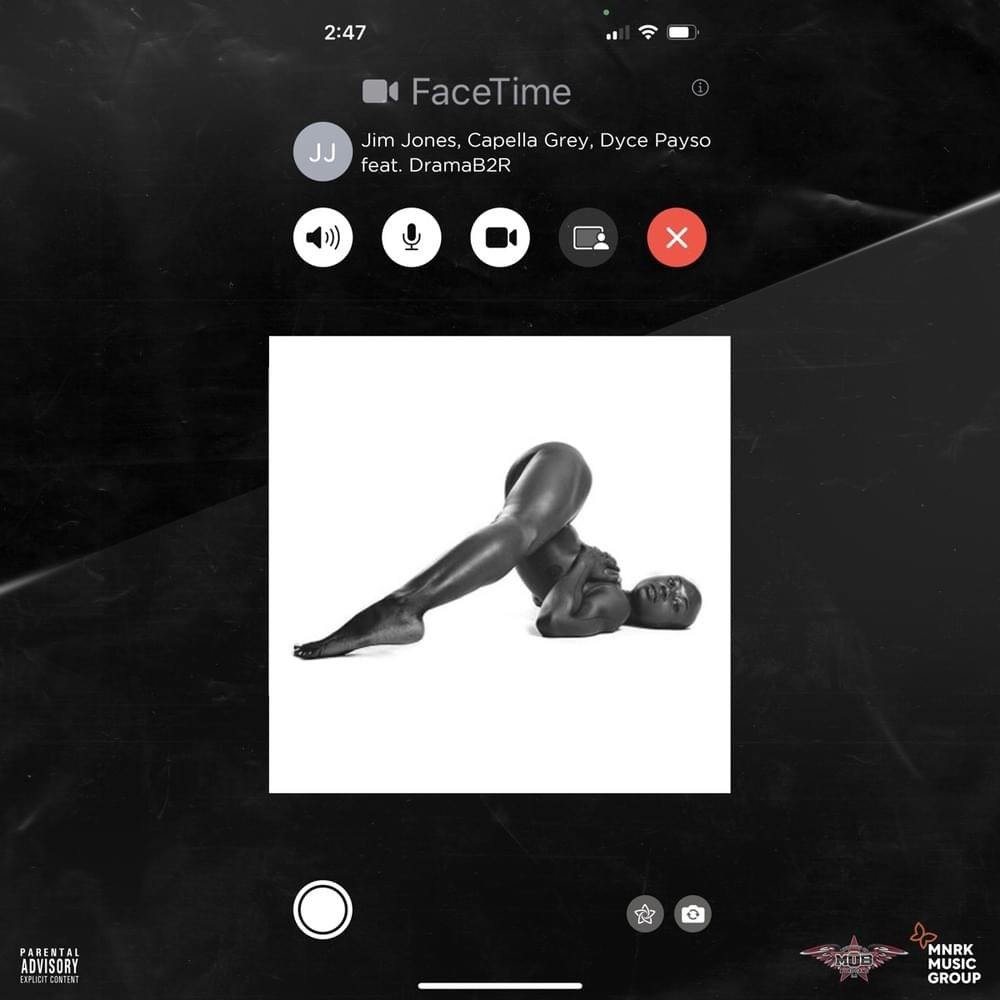 Album cover art for "FaceTime" by Jim Jones & DramaB2R