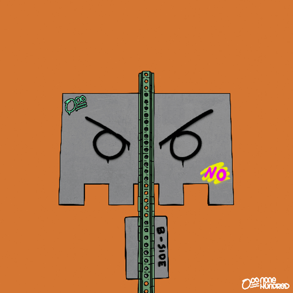 Album cover art for "don’t stop (b-side)" by BARELY ALIVE