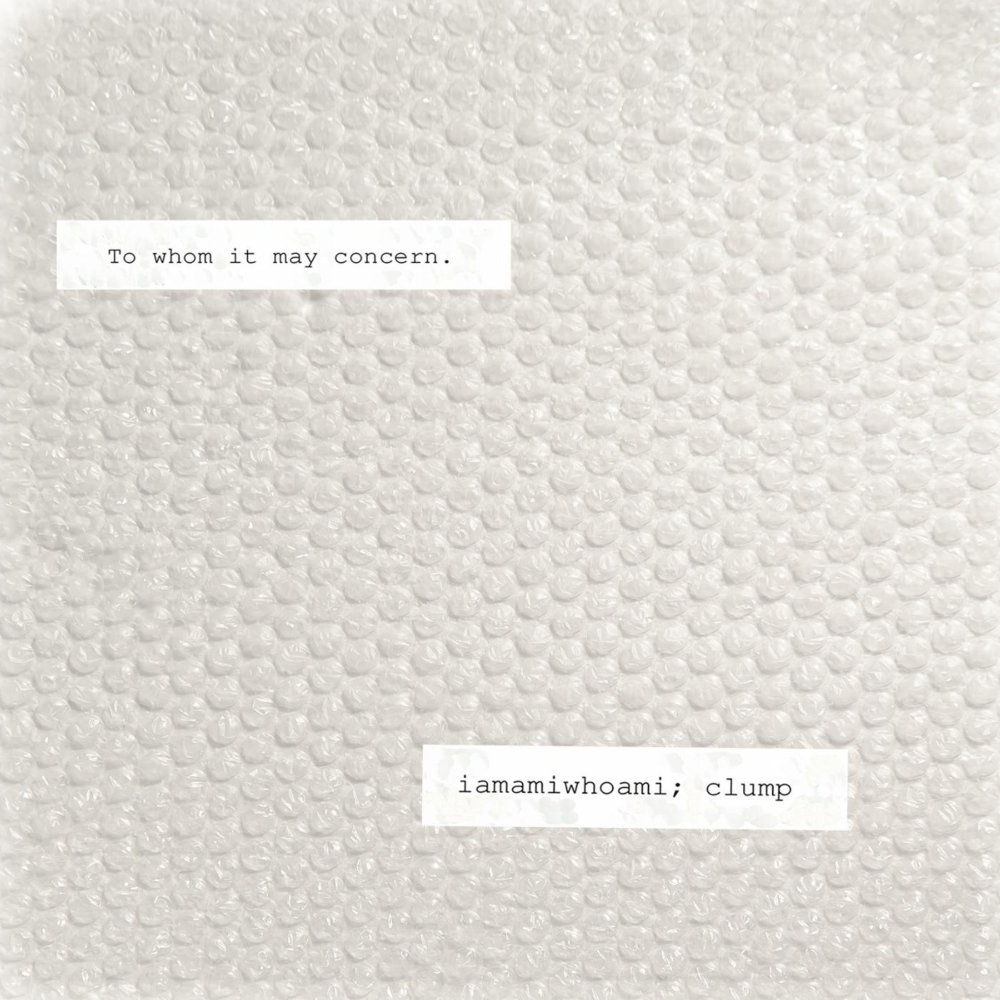 Album cover art for "clump" by iamamiwhoami