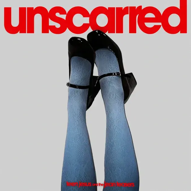 Album cover art for "UNSCARRED" by Teen Jesus and the Jean Teasers