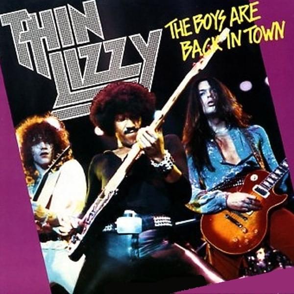 Album cover art for "The Boys Are Back in Town" by Thin Lizzy