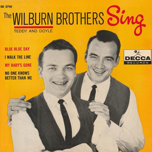 Album cover art for "Blue Blue Day" by The Wilburn Brothers