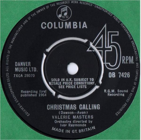 Album cover art for "Christmas Calling" by Valerie Masters